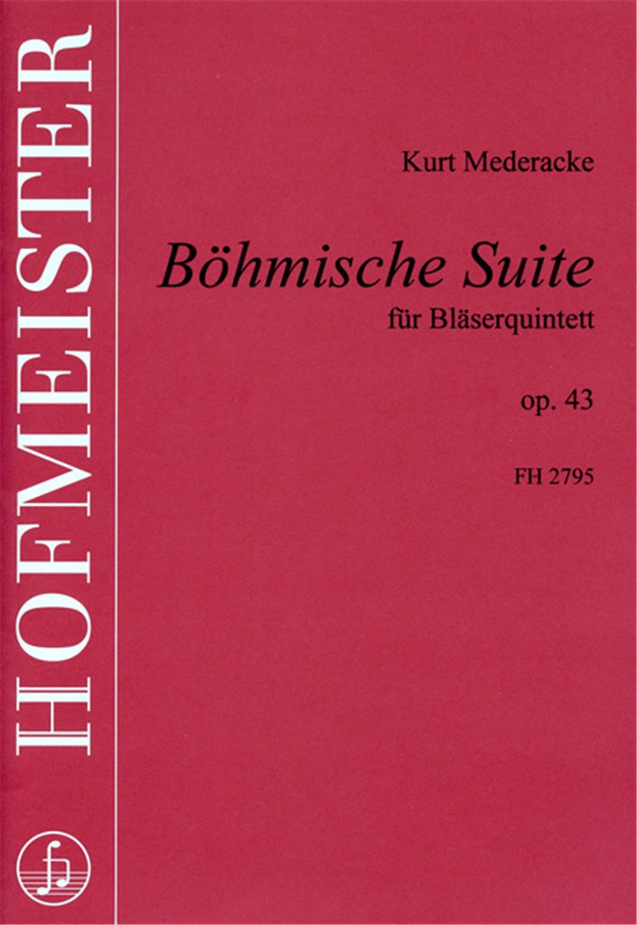 Böhmische Suite, op. 43 für Bläser Quintett